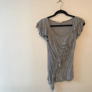 UO Pins and Needles Ruffle Top